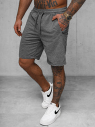 Moške športne kratke hlače grafitne OZONEE JS/8K1551/5