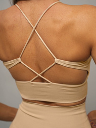 Ženski dvodelni komplet trenirka bež OZONEE O/YJS7714