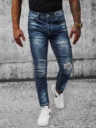 Moške kavbojke temno modre OZONEE NB/MP0170BS