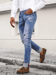 Moške kavbojke morska OZONEE NB/MP0126B