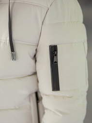 Moška jakna ecru OZONEE JS/31M5003/280Z