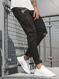 Moške kavbojke črne OZONEE G/1054