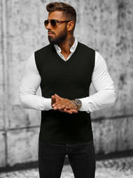 Moški pulover črni OZONEE NB/MM6005/4Z