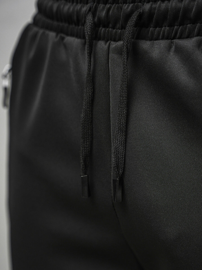 Moške športne hlače črno-zelene OZONEE JS/8K170