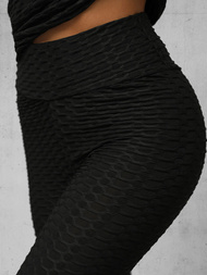 Ženski dvodelni komplet trenirka črn OZONEE JS/YW88037/1Z