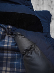 Moška zimska jakna mornarsko modri OZONEE JS/5M718/215