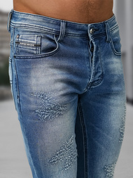 Moške kavbojke modre OZONEE NB/MP0009BZ