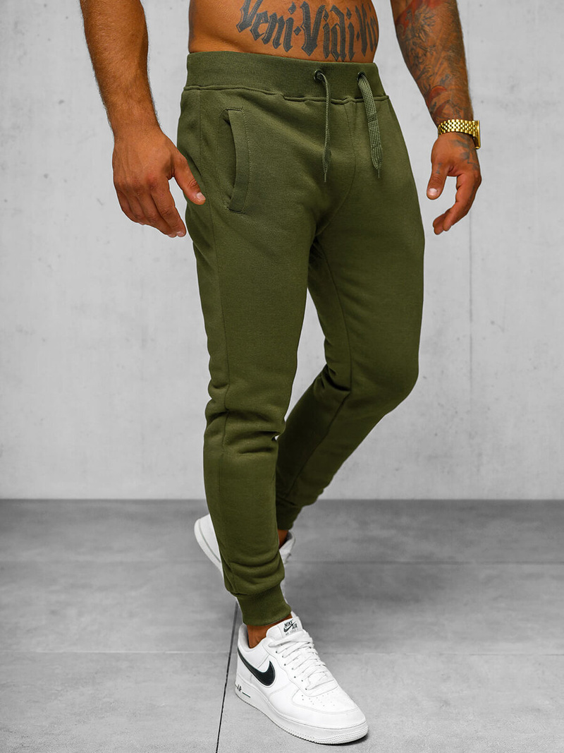 Moške športne hlače kaki OZONEE JS/XW01Z