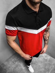 Moška polo majica rdeča OZONEE O/1501Z