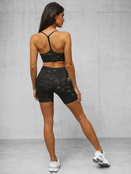 Ženski dvodelni komplet trenirka črn OZONEE O/XL015/1Z