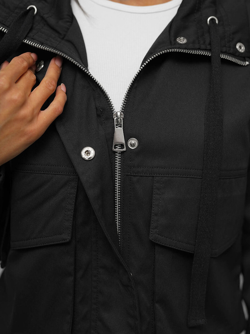 Ženska jakna črna OZONEE O/G118Z