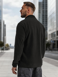 Moška jopa z zadrgo črna OZONEE JS/HH016/3