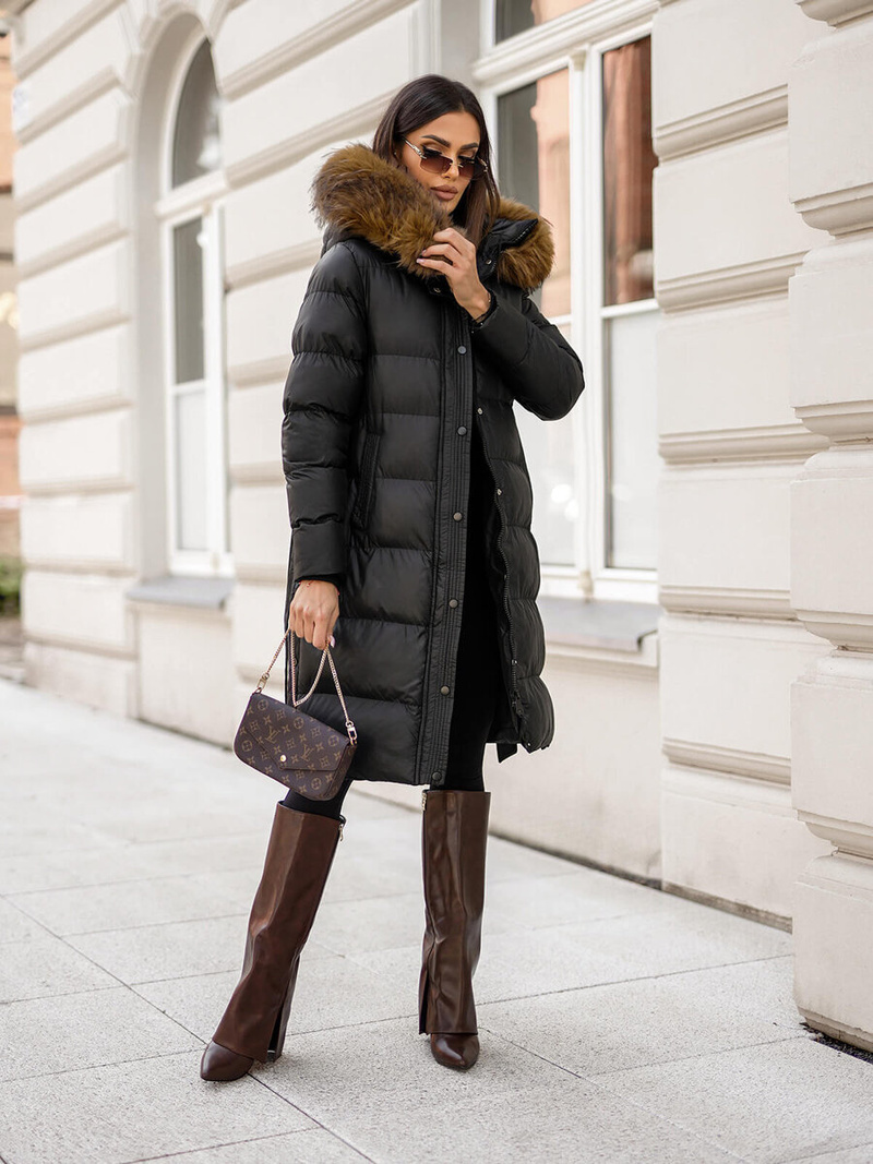 Ženska jakna črna OZONEE JS/5M3298/392