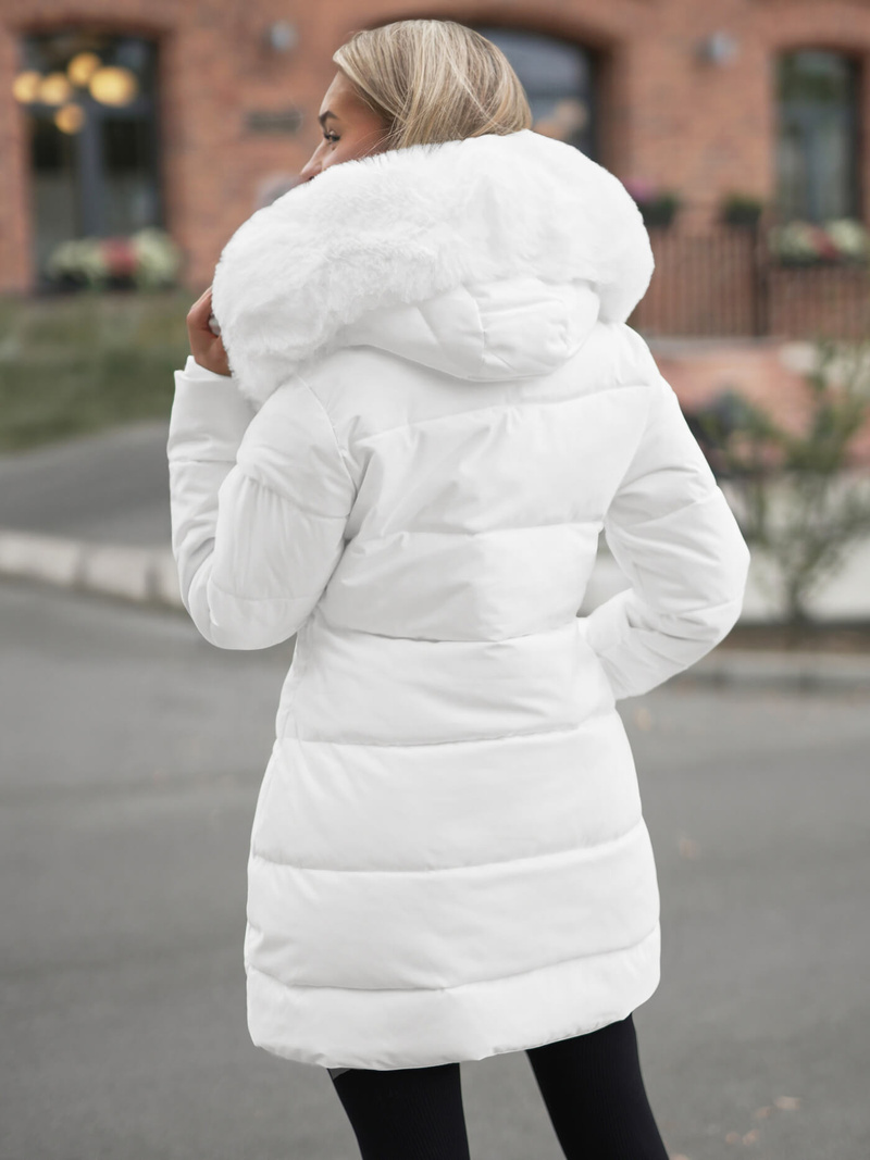 Ženska jakna bela OZONEE JS/16M9099/281Z