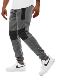 Moške športne hlače grafitne OZONEE JS/JZ11015