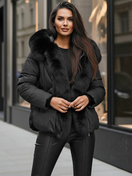 Ženska jakna črna OZONEE O/16M9179/392