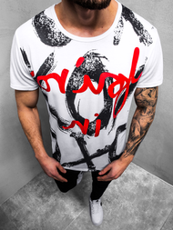 Moška majica bela OZONEE JS/KS1985Z