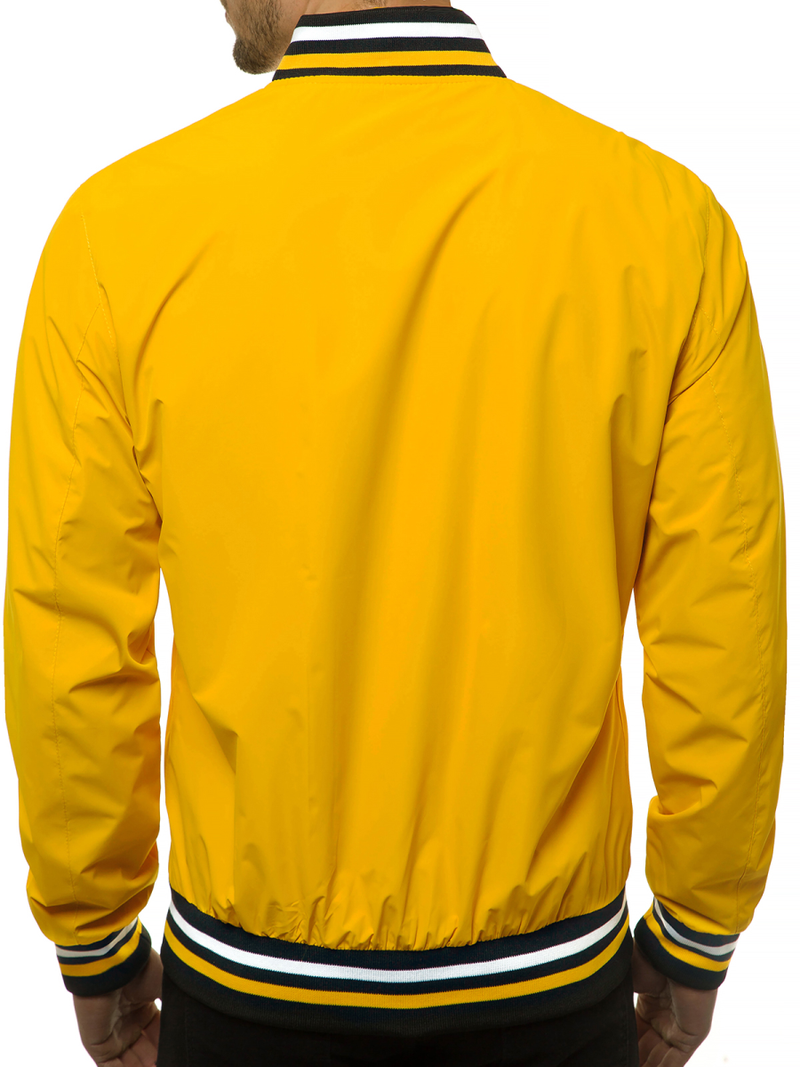 Moška bomber jakna rumena OZONEE N/6196