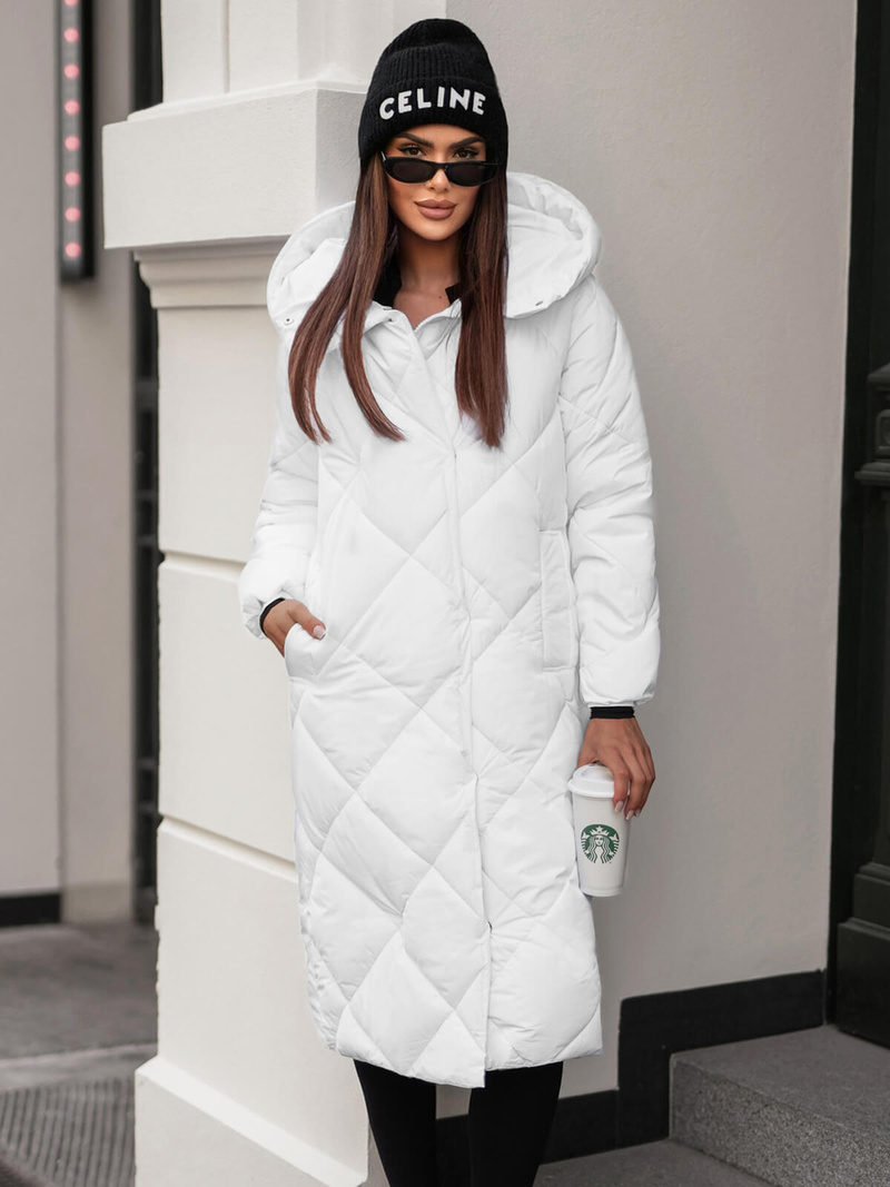 Ženska jakna bela OZONEE JS/5M3173/281Z