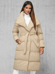 Ženska zimska jakna bež OZONEE JS/M737/62Z