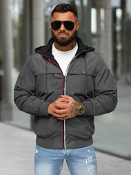 Moška obojestranska jakna siva OZONEE JS/16M9207/92