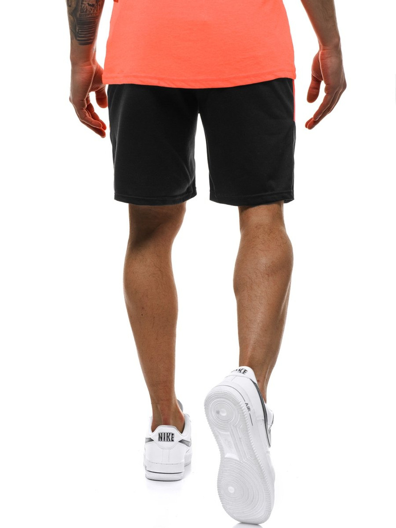 Moške kratke hlače črne OZONEE JS/KS2507