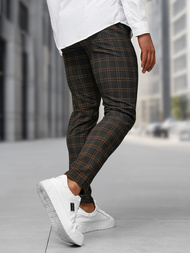 Moške hlače chino grafitne OZONEE DJ/5632Z