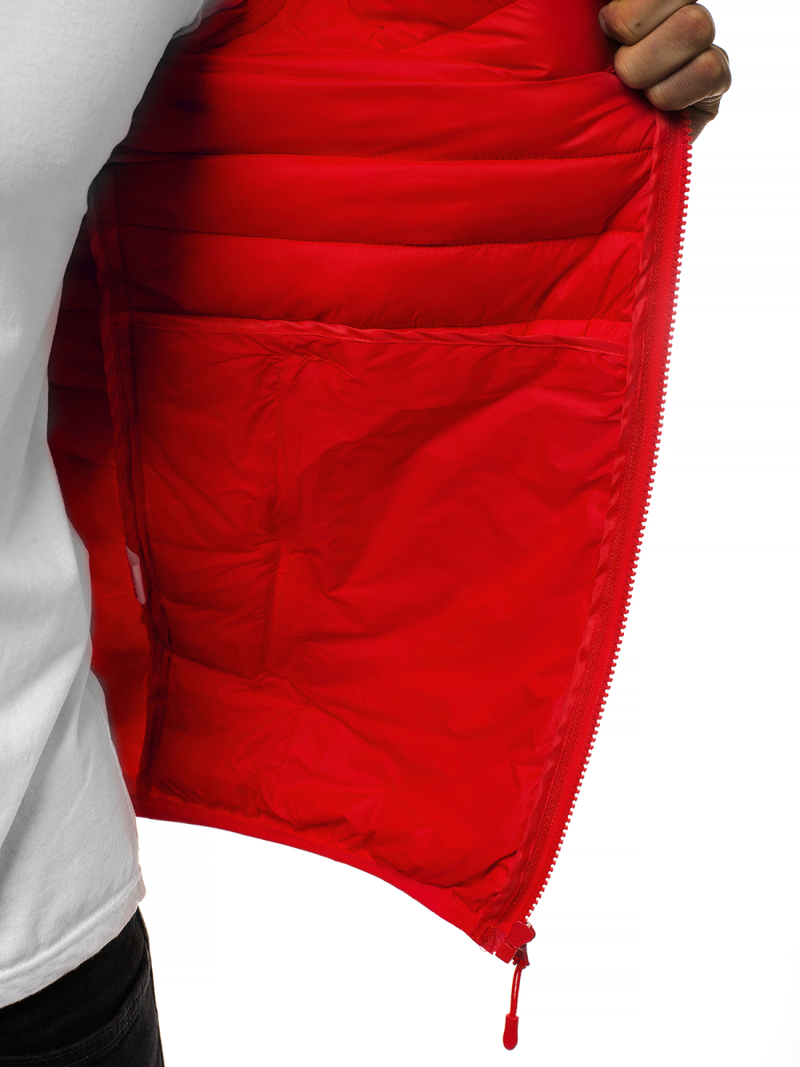 Moška prehodna jakna rdeča OZONEE JS/LY33