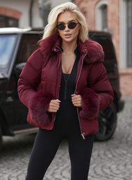 Ženska jakna bordo OZONEE JS/16M9282/06