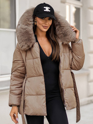 Ženska jakna bež OZONEE JS/16M9206/62