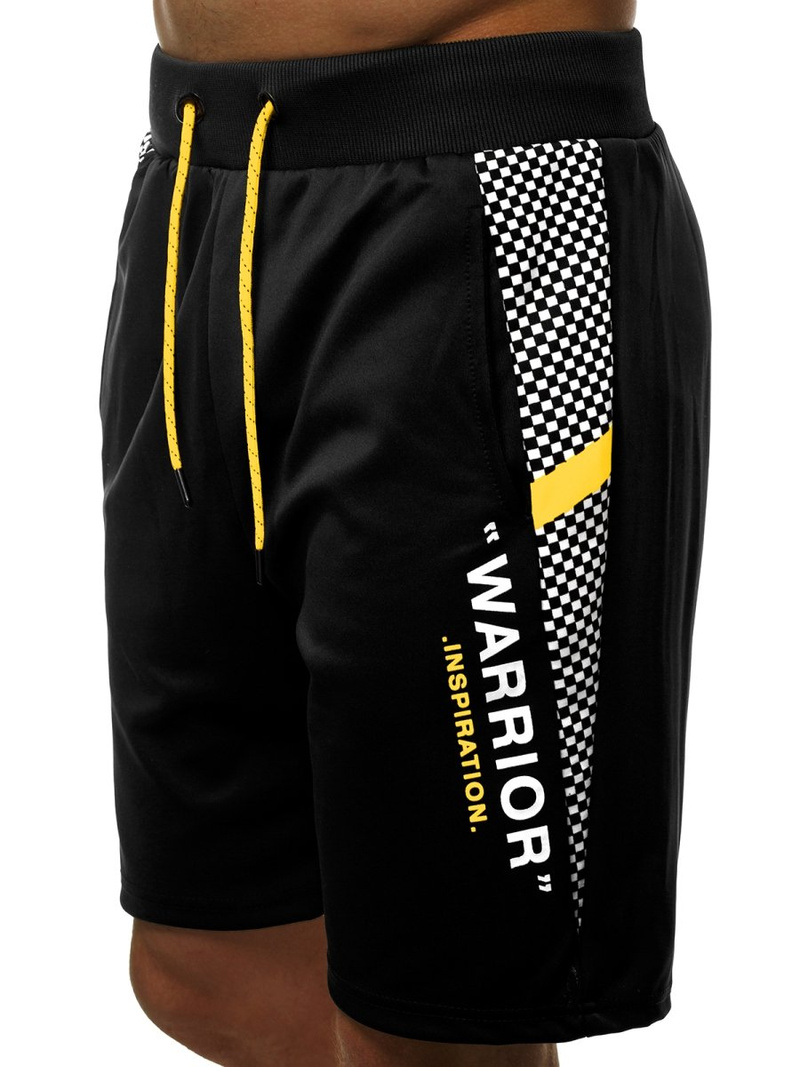 Moške kratke hlače črne OZONEE JS/KK300172