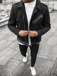 Moška prehodna jakna črna OZONEE JS/M15501