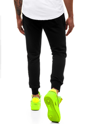 Moške športne hlače črno-rumene OZONEE G/11129