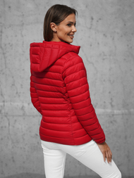 Ženska jakna rdeča OZONEE JS/16M9101/270