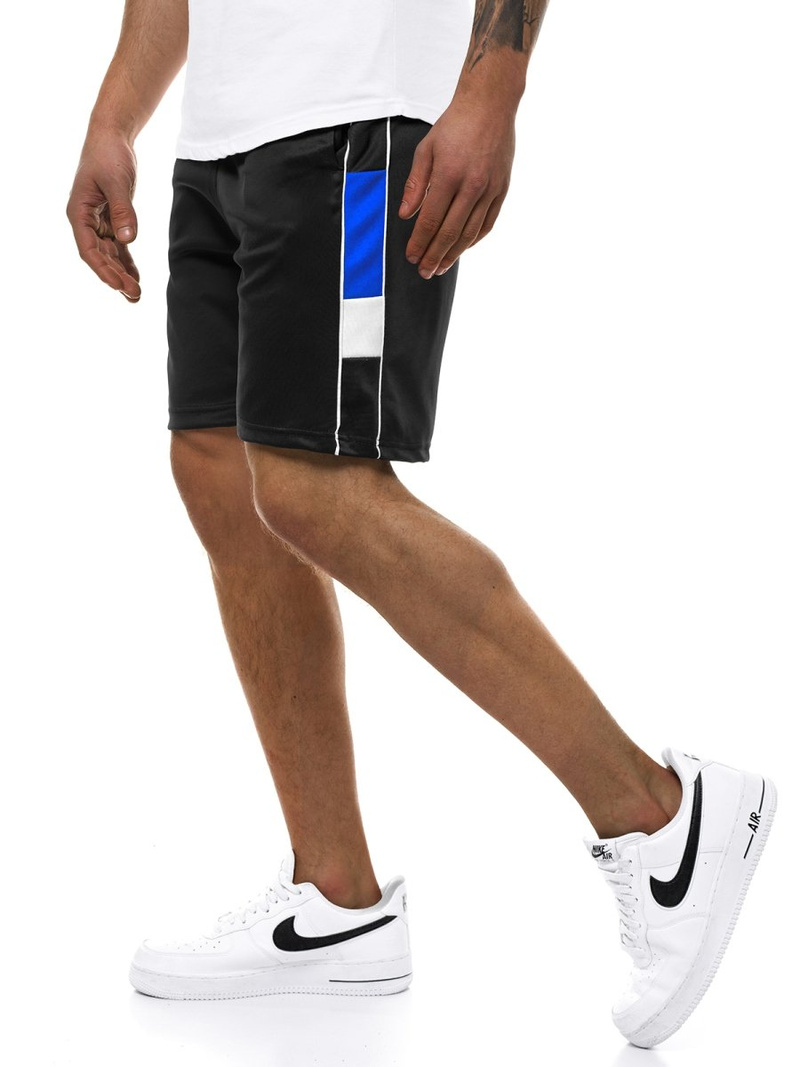Moške kratke hlače črne OZONEE JS/KK300171
