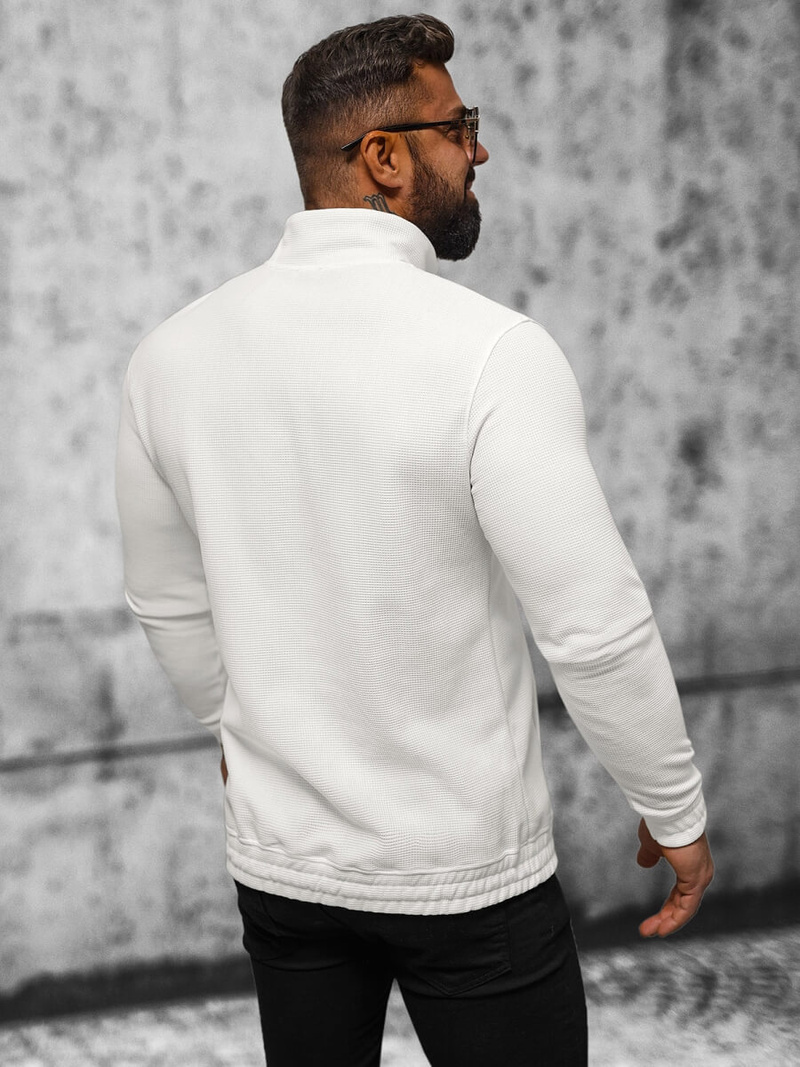 Moška jopa ecru OZONEE O/TB2302