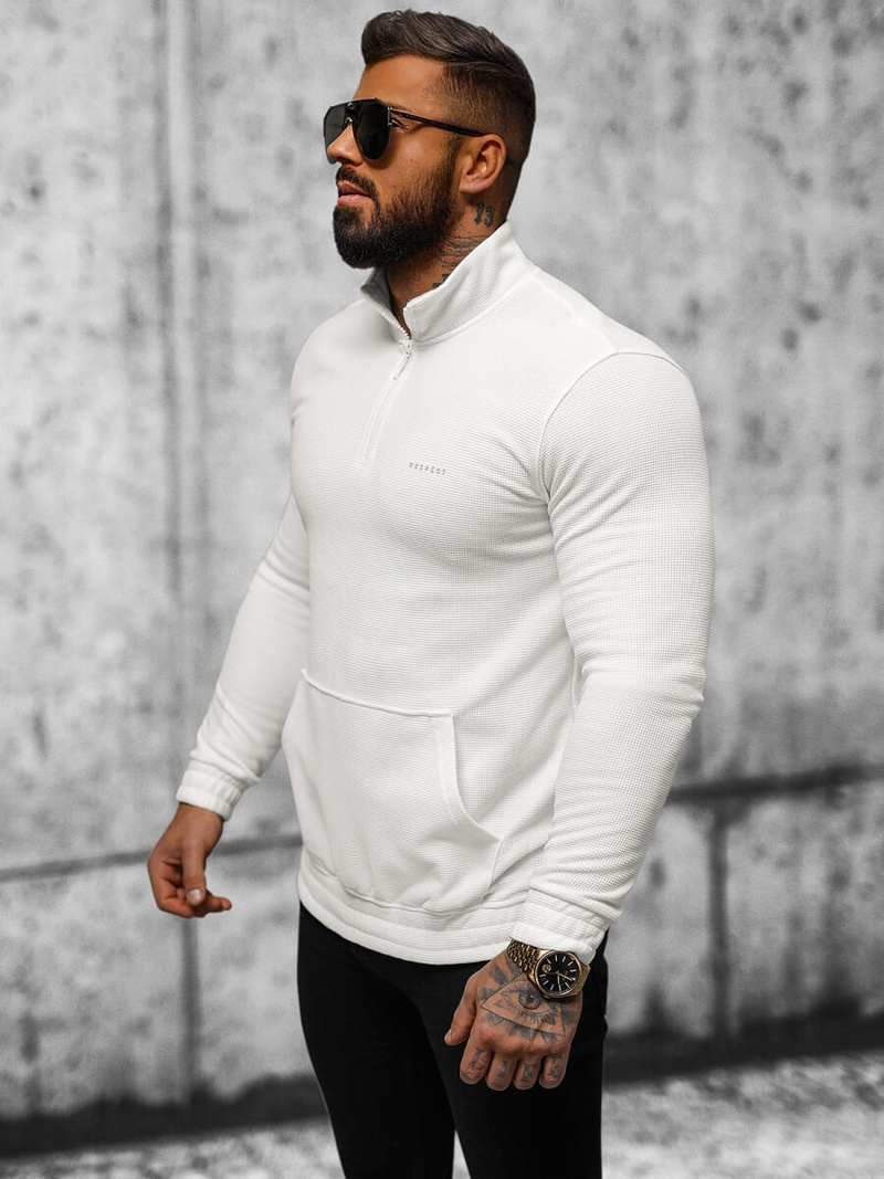 Moška jopa ecru OZONEE O/TB2302