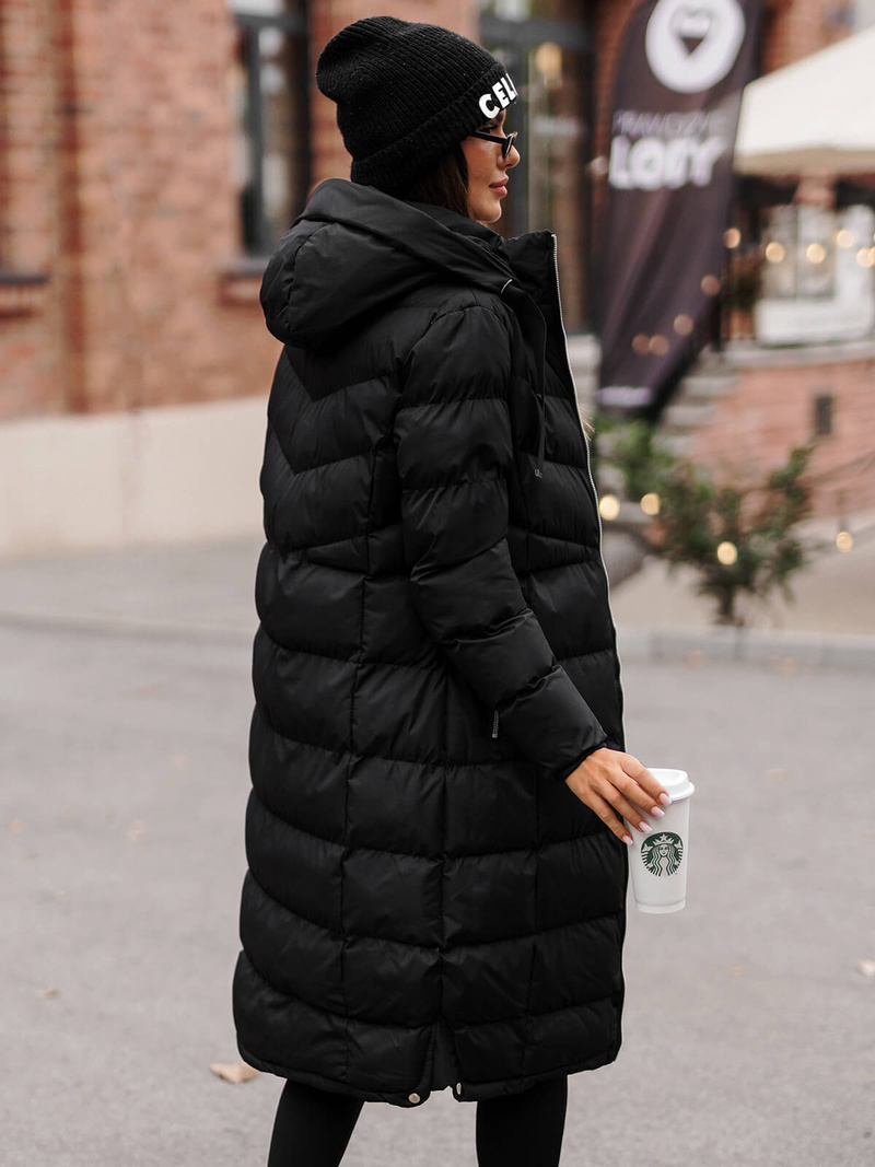 Ženska jakna črna OZONEE JS/M736/392Z