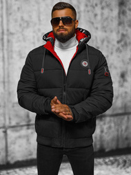 Moška zimska jakna črna OZONEE JS/84M3029/392