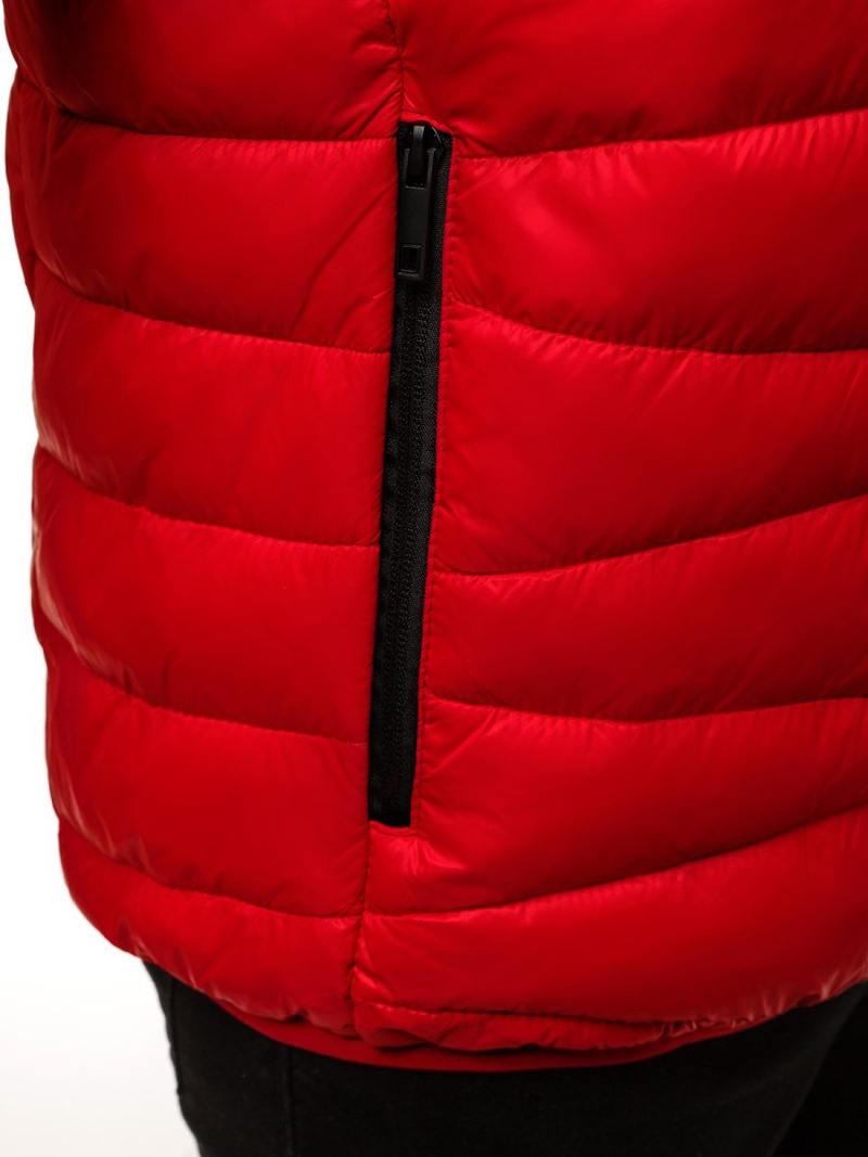 Moška prehodna jakna rdeča OZONEE JB/JP1139