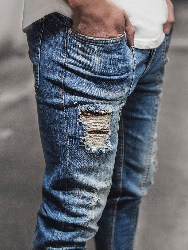 Moške kavbojke modre OZONEE G/1085