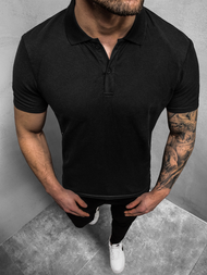 Moška polo majica črna OZONEE JS/GD01Z