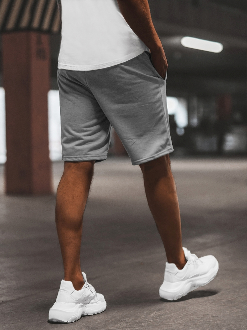 Moške športne kratke hlače sive OZONEE JS/8K100/2Z