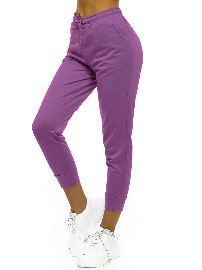 Ženske sportske hlače vijolične OZONEE O/MB2002/21
