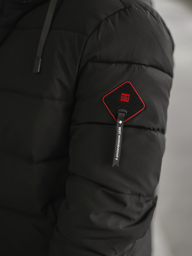 Moška zimska jakna črna OZONEE JS/31M5031/392Z