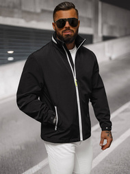 Moška softshell jakna s kapuco črna OZONEE JS/5M3105/392Z