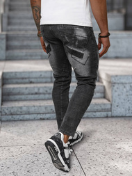 Moške kavbojke Črne OZONEE NB/MP0045N