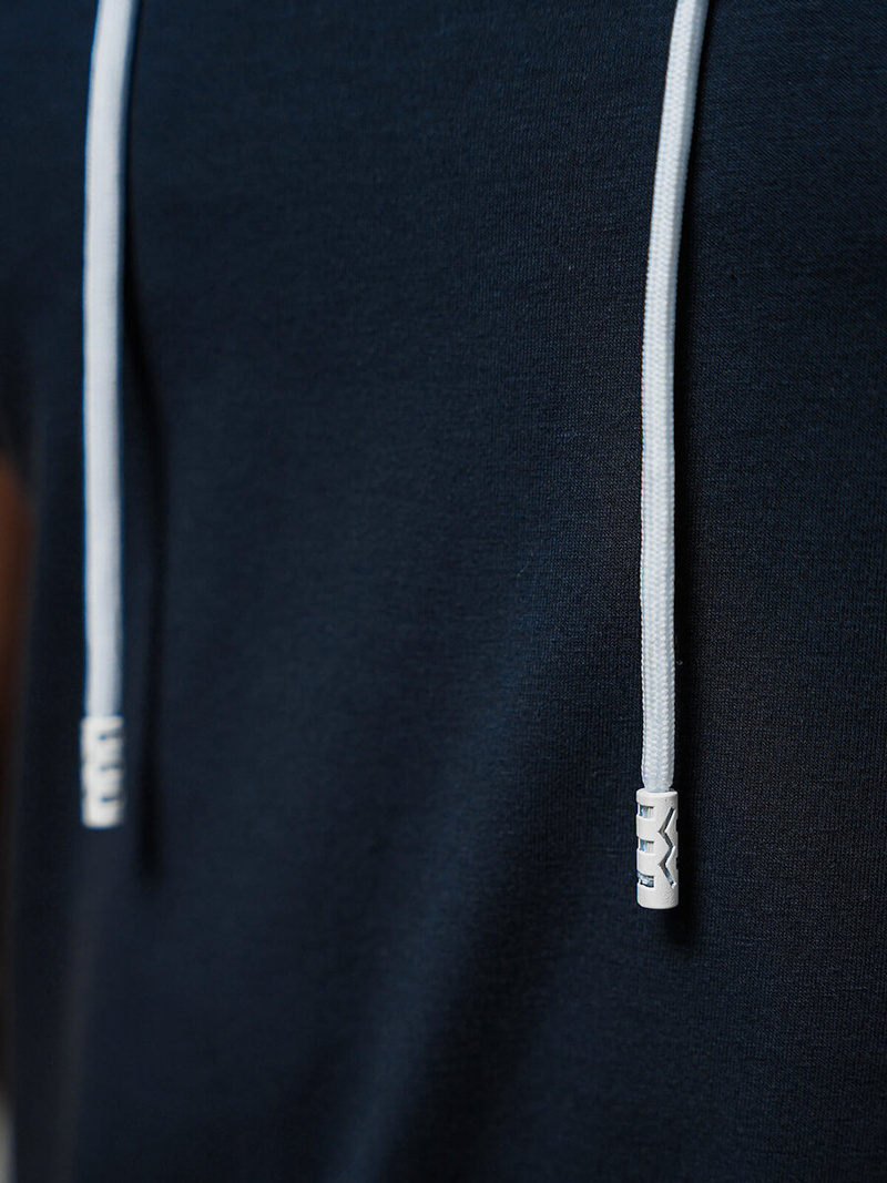 Moška navadna majica mornarsko modra OZONEE JS/8T955/25