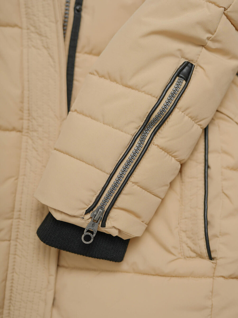 Ženska jakna bež OZONEE O/W377