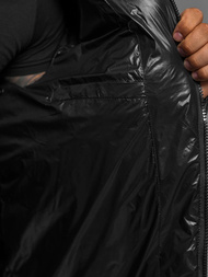 Moška zimska jakna črna OZONEE O/M3205Z